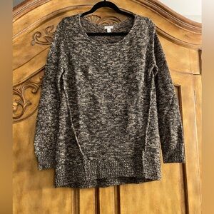Women's Black and Brown Sweater